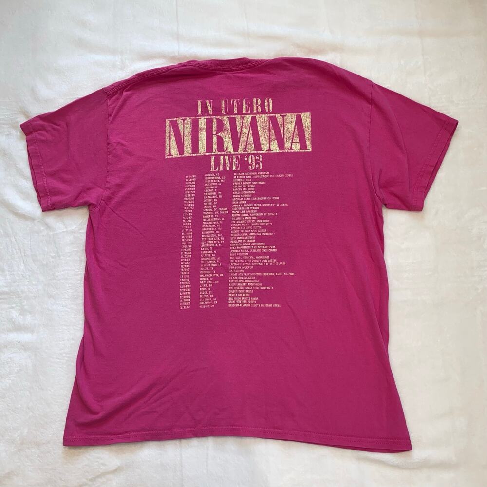 VTG Nirvana 1993 Band Tee, No Tags, Size Large - Picture 2 of 9